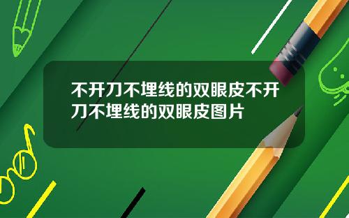 不开刀不埋线的双眼皮不开刀不埋线的双眼皮图片