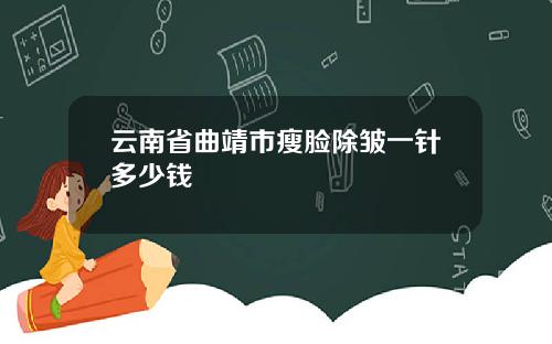 云南省曲靖市瘦脸除皱一针多少钱