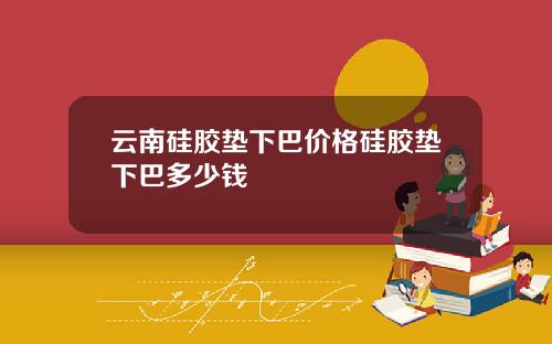 云南硅胶垫下巴价格硅胶垫下巴多少钱