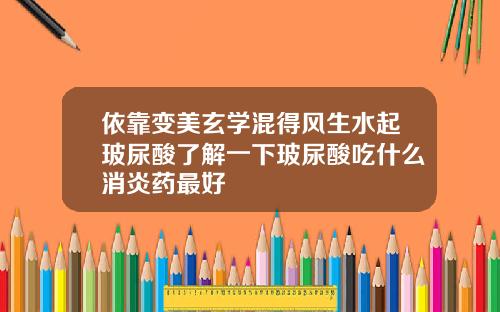 依靠变美玄学混得风生水起玻尿酸了解一下玻尿酸吃什么消炎药最好