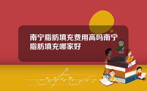 南宁脂肪填充费用高吗南宁脂肪填充哪家好