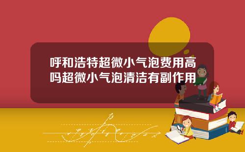 呼和浩特超微小气泡费用高吗超微小气泡清洁有副作用