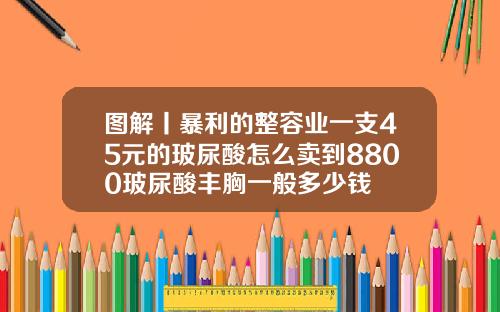 图解丨暴利的整容业一支45元的玻尿酸怎么卖到8800玻尿酸丰胸一般多少钱