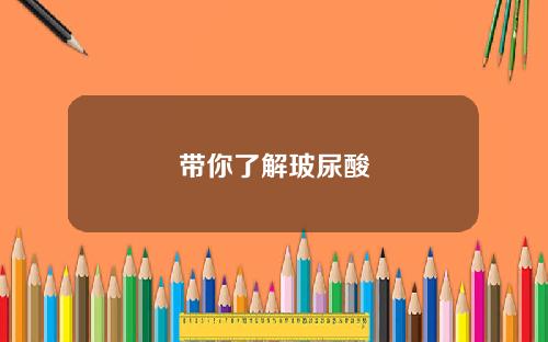 带你了解玻尿酸