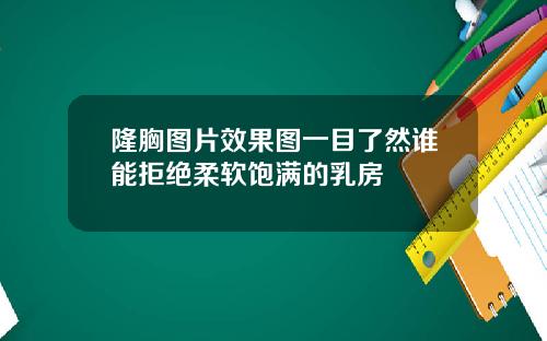 隆胸图片效果图一目了然谁能拒绝柔软饱满的乳房