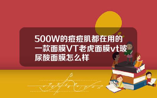 500W的痘痘肌都在用的一款面膜VT老虎面膜vt玻尿酸面膜怎么样