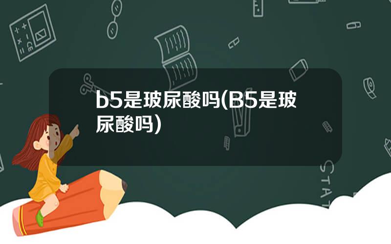 b5是玻尿酸吗(B5是玻尿酸吗)